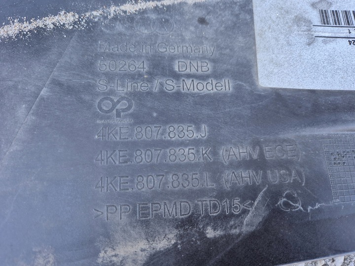 фото №8, Audi q8 e-tron s line 4ke 19- бампер задний диффузор уголок левый etron