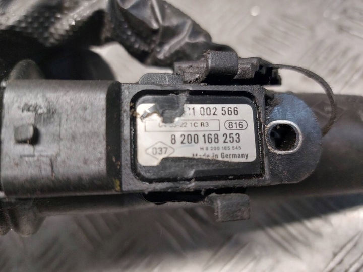 фото №9, Труба повітропровід повітря комплект + mapsensor renault grand scenic ii 1.9 dci