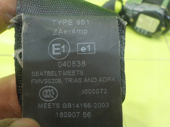 фото №6, Land rover freelander ii 07r pas безпеки лівий перед 6g9n-61295-cgw