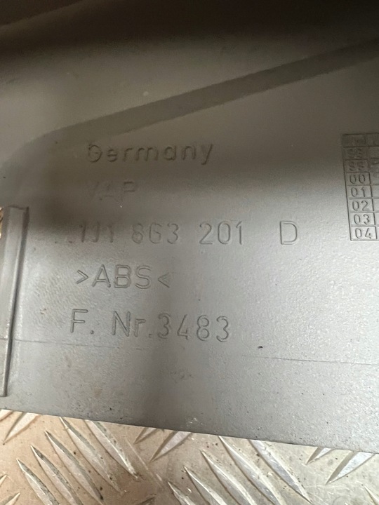 фото №8, Туннель средний vw golf 4 iv bora 1j1863201d