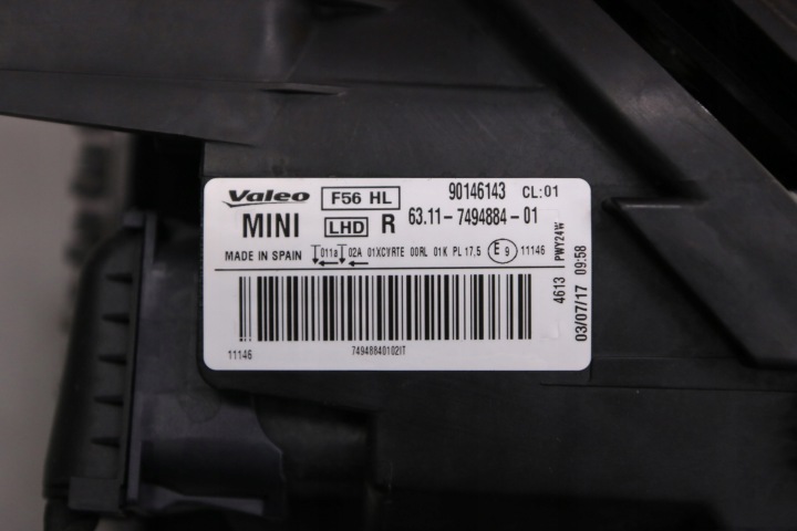 фото №15, Mini cooper s f55 f56 f57 капот бампер лампи led pas радіатор перед b83