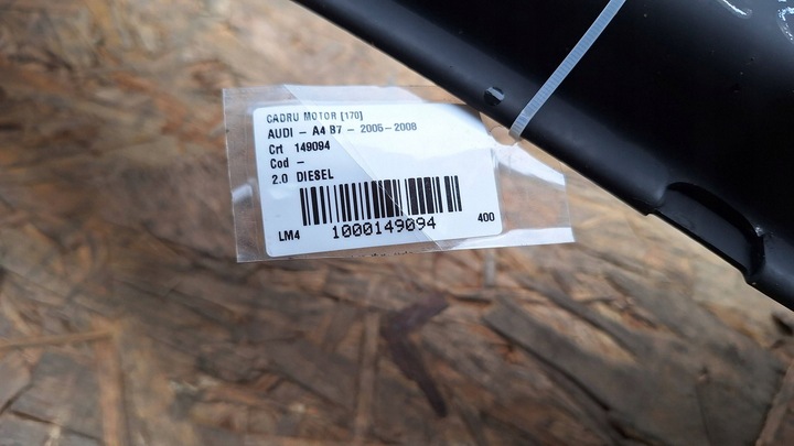 фото №6, Колиска візок підрамник перед 8e0399313bd seat exeo audi a4 b7 2.0 tdi