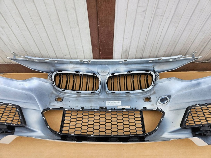 фото №9, Bmw 3 f30 f31 2021 8067873 бампер перед m набор 6 pdc альпийский белый a300