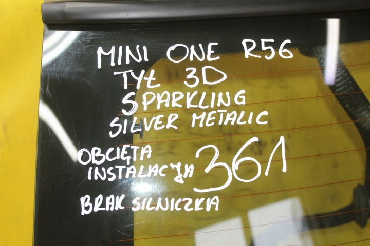 фото №13, Кришка зад багажника mini one r56 sparkling срібний металік a60 3d