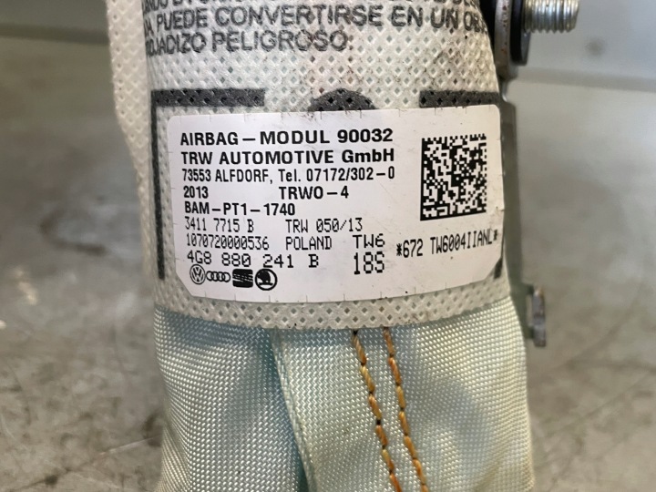 фото №5, Audi a6 c7 2010-2019 повітряна подушка сидіння w сидіння ліва 4g8880241b