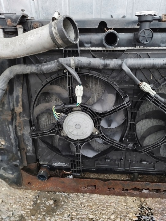 фото №13, Передняя панель балка радиатор вентилятор nissan x-trail 2 ii t31 2,0 dci