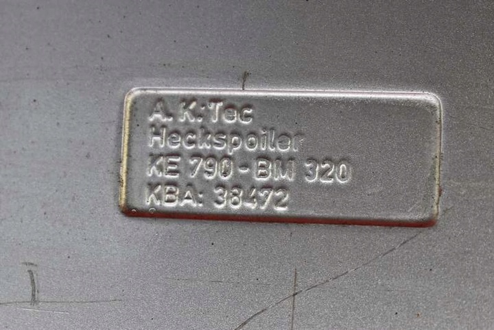 фото №16, Спойлер спойлер спойлер срібний ke790-bm320 nissan almera n16 5d hb 03-06