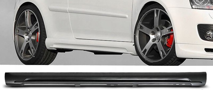 фото №1, Спойлеры планки пороговые vw golf 5 v gti 3 дверь