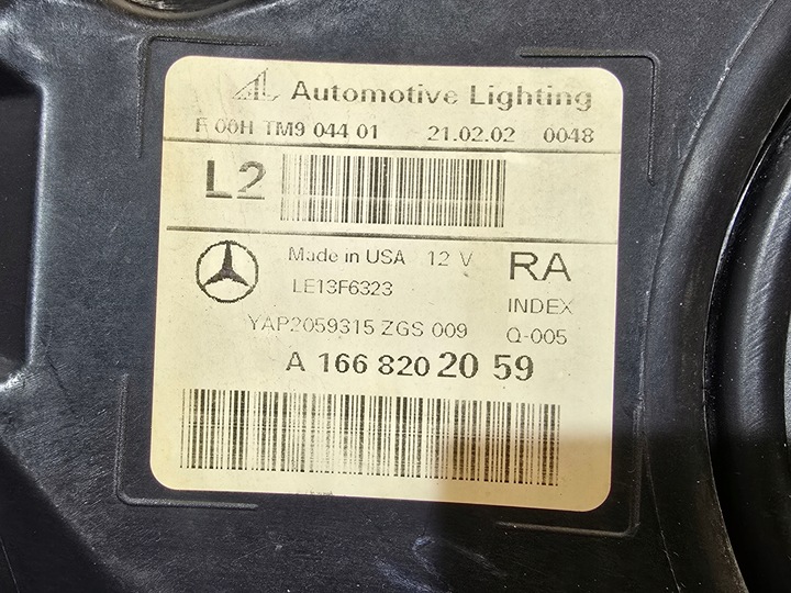 фото №14, Mercedes gls x166 рестайлінг фара праві led