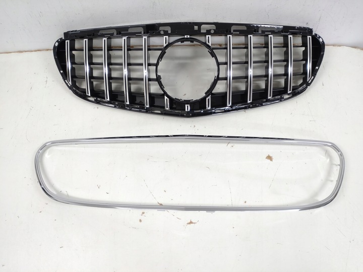 фото №12, Рамка решётка решётка бампера хром mercedes w212 рестайлинг 2014- 16r