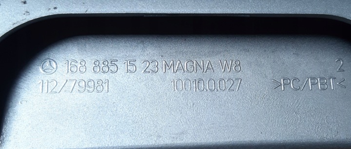 фото №12, Mercedes a-klasa w168 молдинг бампера avantgarde