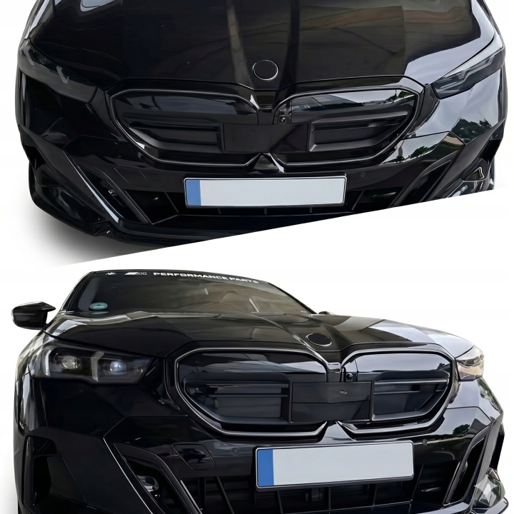 фото №7, Подсвечиваемый решётка радиатора решётки радиатора do bmw 5 g60 g61 чёрный блеск led решётка радиатор