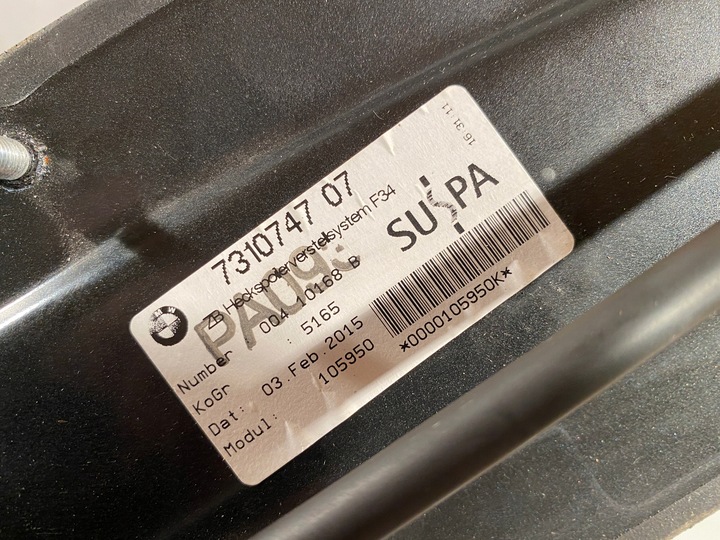 фото №14, Bmw 3 gt f34 спойлер механізм спойлер 731074707