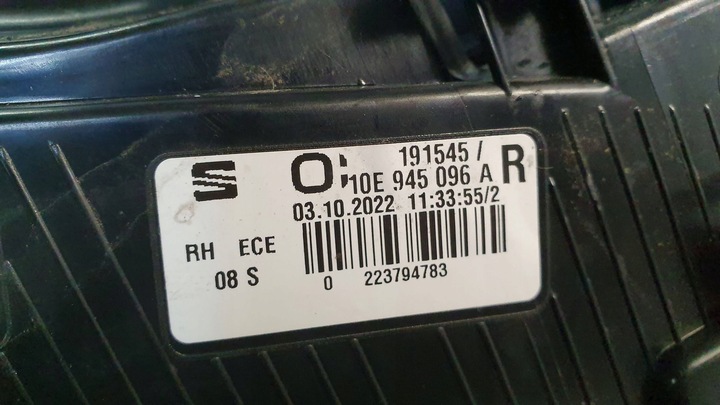 фото №8, Лампа зад правая seat cupra born 10e945096a 22-