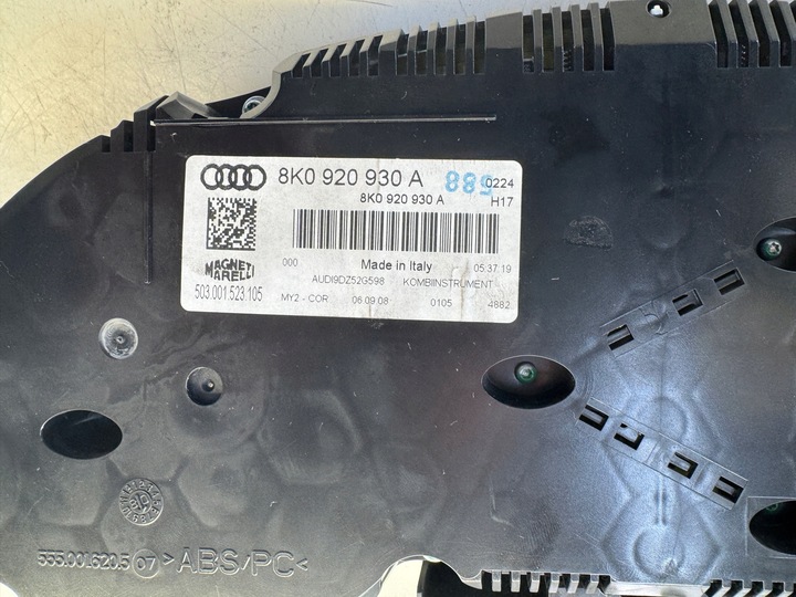 фото №6, Audi a4 b8 1.8 tfsi спідометр  прилади 8k0920930a