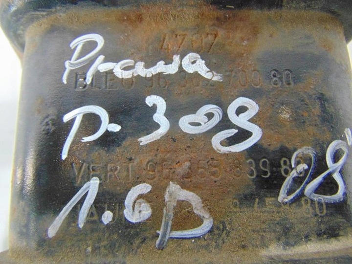 фото №5, Лапи подушка двигателя peugeot 308 t7 1.6 vti