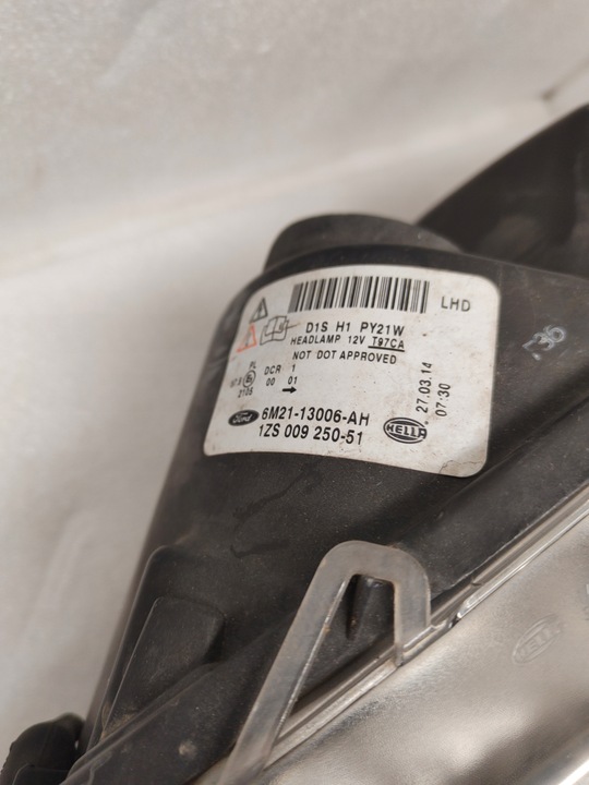 фото №13, Ford smax s-max mk1 рестайлінг ксенон комплект лампа перед 6m2113006ah/6m2113005ah