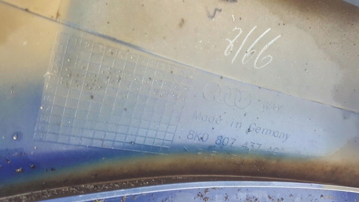 фото №11, Audi rs4 8k 2012- бампер переднє перед 8k0807437ag