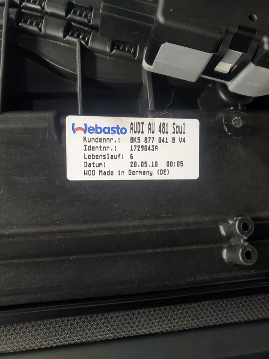 фото №7, Audi a4 s4 b8 8k 8k5877041b люки