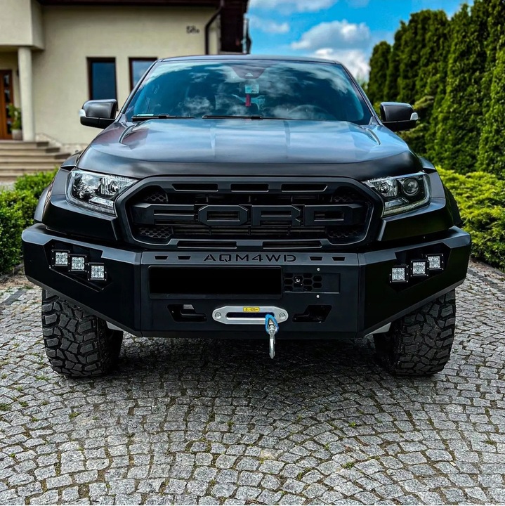 фото №9, Бампер переднє сталевий 4x4 offroad ford ranger raptor 1gen 2018-2022