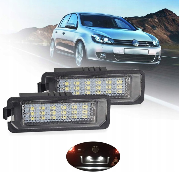 фото №1, Освітлення номерного знака реєстраційний led do vw golf passat phaeton new beetle