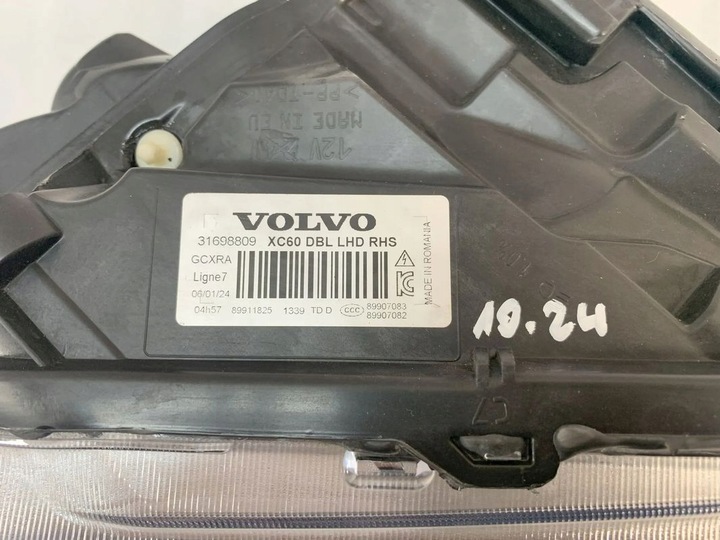 фото №6, Volvo xc60 fl 12-17r фара правые лампа правая рестайлинг xc 60 31698809 10.24