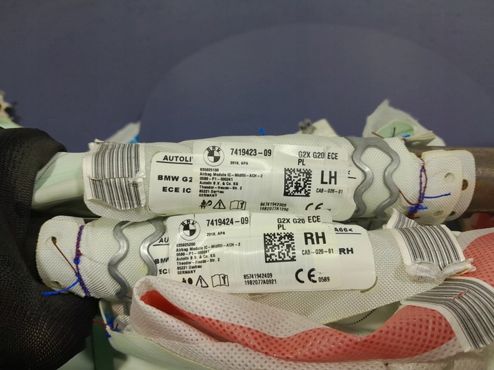 фото №11, Bmw 3 g20 g21 панель раздаточная подушки ремни do восстановление eu