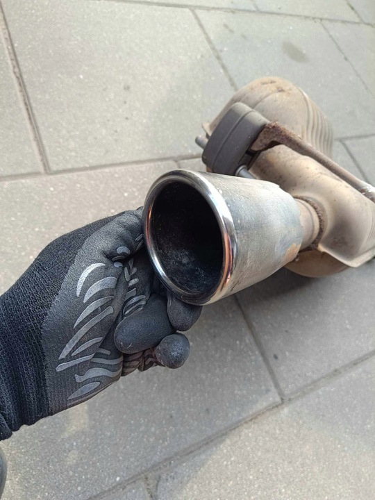 фото №9, Глушник кінцевий вихлоп лівий зад задній audi a6 c6 2.0 tfsi 4f0253611s