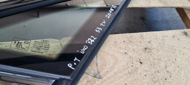 фото №7, S3 8v sedan a3 скло кузовна права праві зад w крило чорний піаніно 15r