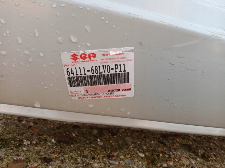 фото №7, Suzuki swift mk7 стійка праве передній + поріг 70 cm