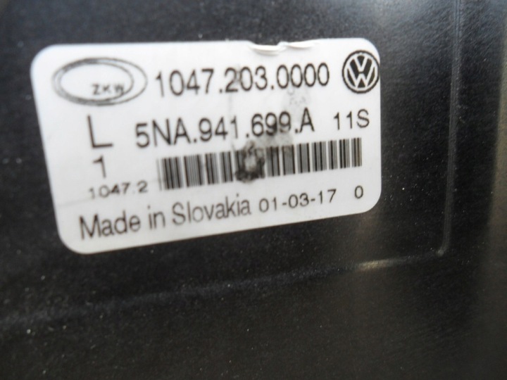 фото №11, Vw tiguan ii галоген левое 5na941699a