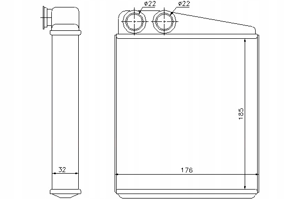 фото №11, Nissens 70228 теплообмінник тепло, обігрів інтер'єру