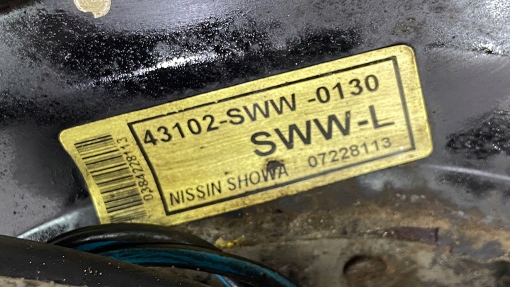 фото №5, Поворотный кулак ступица левая левый зад honda cr-v 3 iii 2.2 i-ctdi дизель 06-12r.