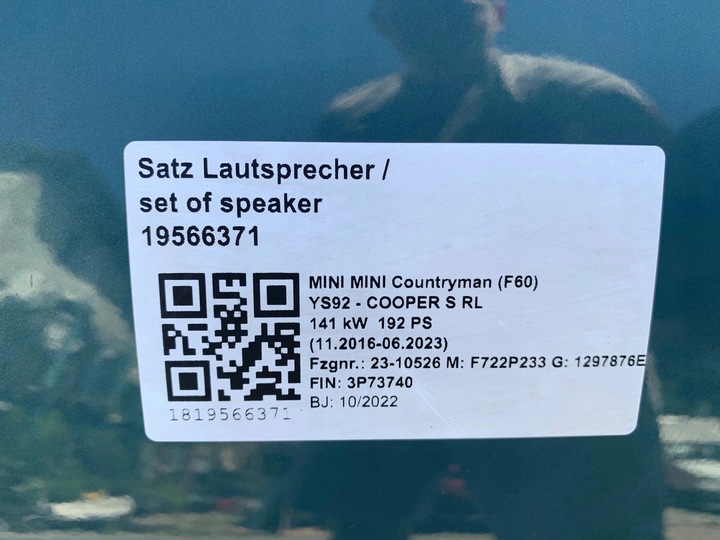 фото №12, Двері ліва сторона перед зад mini countryman f60 c4l sage зелений