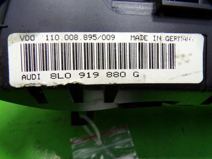 фото №9, Audi a3 8l спідометр  прилади спідометр 8l0919880g