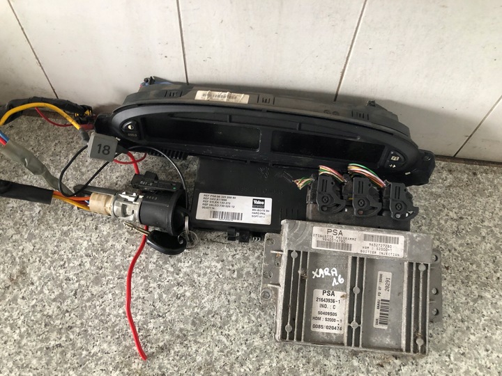 фото №1, Блок керування набір стартовий citroen xsara picasso 1.6 9640514780