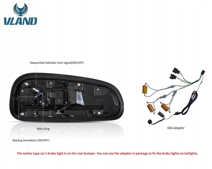 фото №16, Лампи задні 2штуки vland повний led юніон red тюнінг mini clubman f54 2014-2019