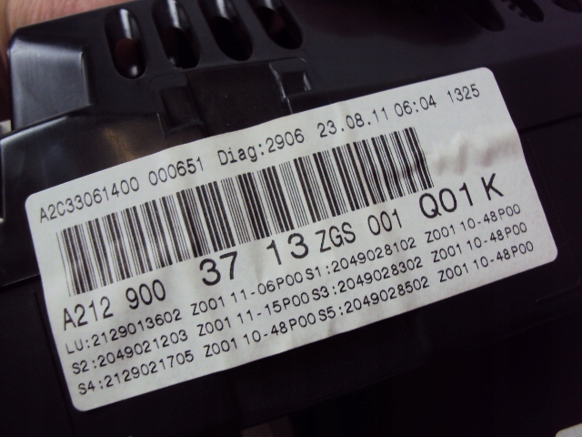 фото №6, Спідометр  прилади mercedes e-klasa w207 2.2