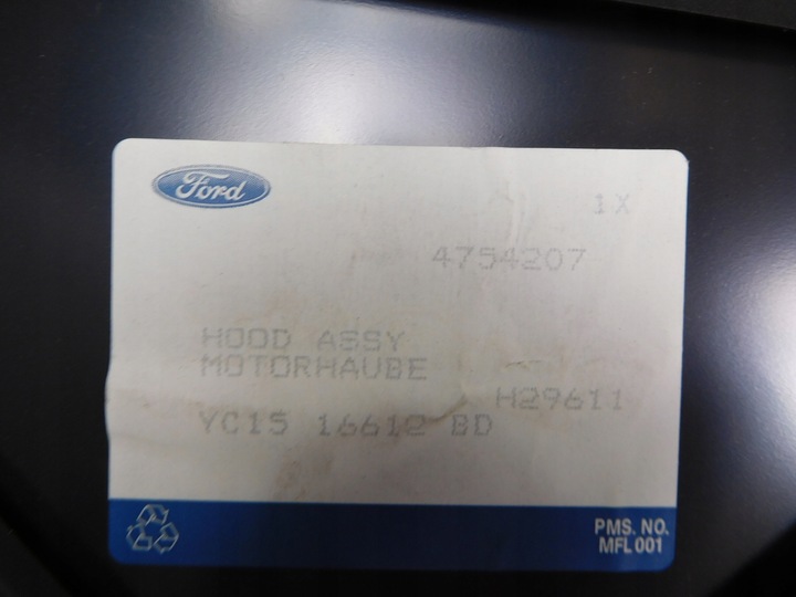 фото №9, Капот двигуна ford transit 2000-2006 оригінальний номер 4754207