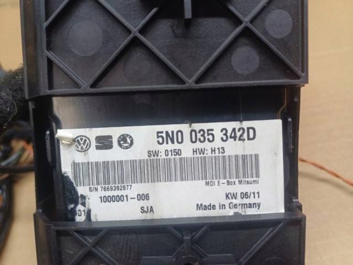 фото №9, Seat leon ii вхід usb aux гніздо 1p0035726a 5n0035342d