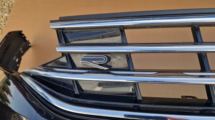 фото №9, Бампер vw tiguan рестайлинг 2021-2024 r-line w цвет lc9x pdcx6 идеал kpl
