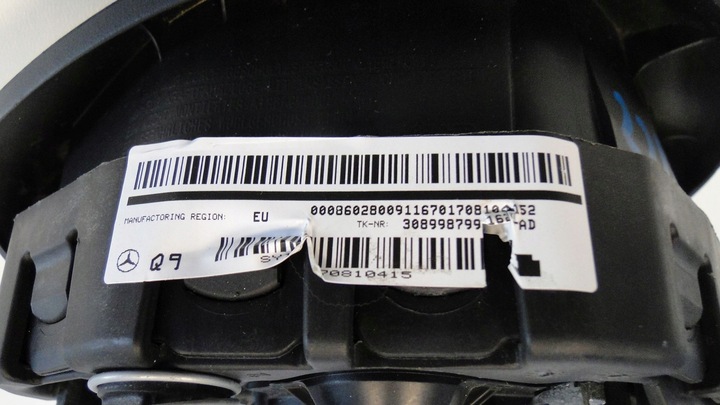 фото №16, Mercedes c 205 w205 s205 a205 передний рестайлинг подушка w рули подушка безопасности