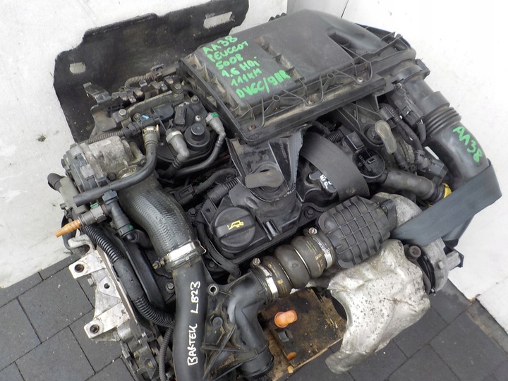 фото №9, Peugeot 5008 citroen 12r 1.6 hdi 111km двигатель 9hr 9h05 dv6c комплектный film