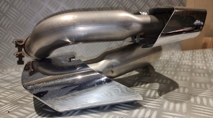 фото №7, Audi q7 4m 3.0 tdi наконечники глушник хром вихлоп 4m0253681j 4m0253682j kpl