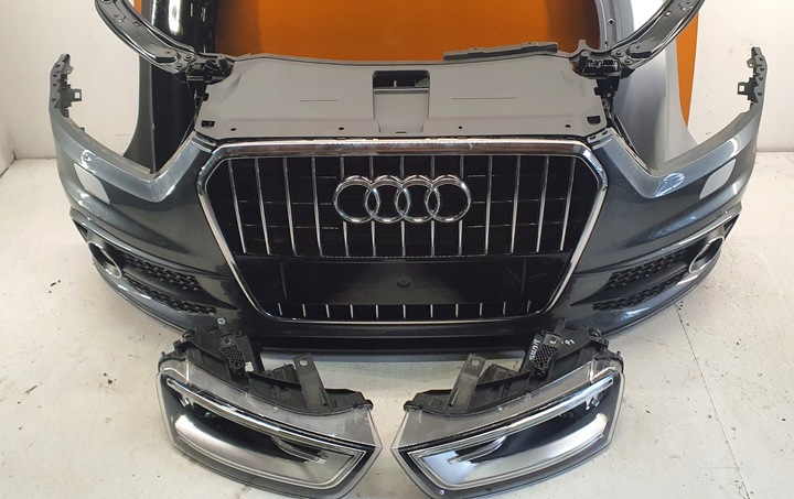 фото №5, Audi q3 s-line 11-15 комплектний перед капот ксенон