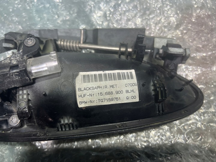 фото №10, Bmw e65 ручка ліві перед чорний sapphire 7159751 англієць uk