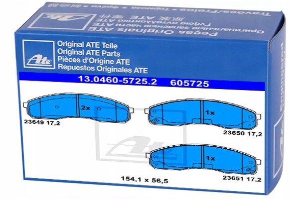 фото №1, Гальмівні колодки гальмівні ate do kia pregio 2.5 tci 2.7