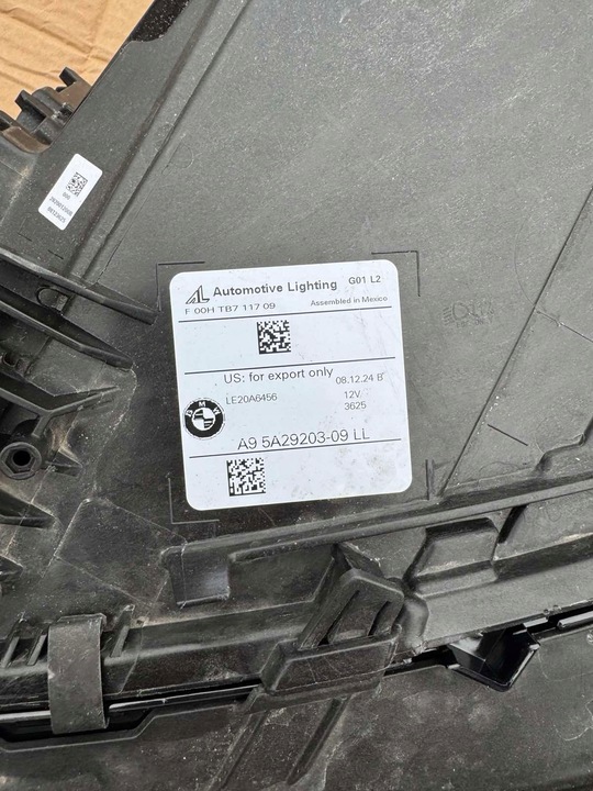фото №7, 5a29203 63115a0e5f7 bmw x3 g01 x4 g02 рестайлинг лампа левая полный led ahl