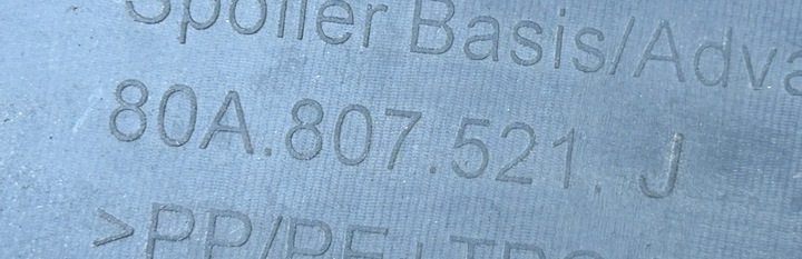 фото №10, Спойлер бампера зад audi q5 ii 80a 80a807521j