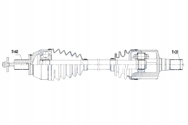 фото №10, Nty піввісь привідна ford eng 2.0tdci mondeo iv 07-15 s-max 06-14